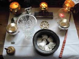 Witch altar