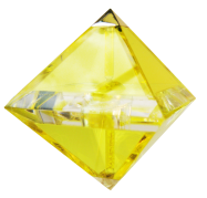 yellow octohedron