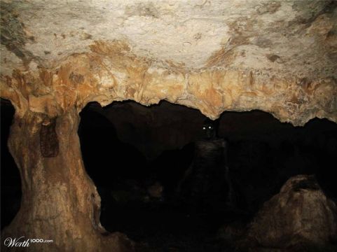 dark scary cave